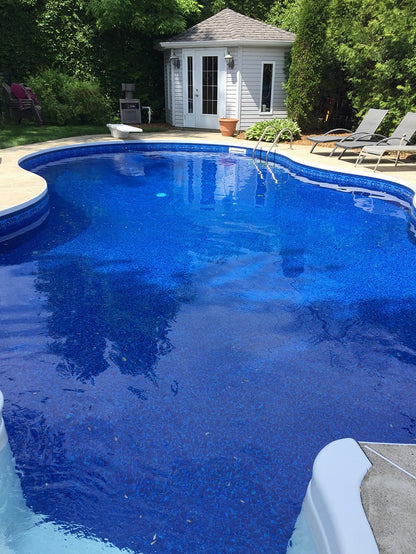 Toile de piscine creusée Stanford electric blue