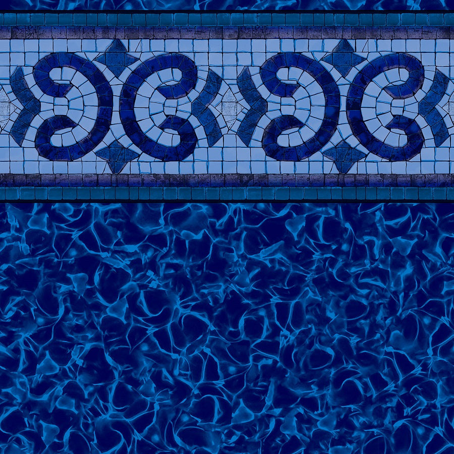 Toile de piscine creusée Stanford electric blue