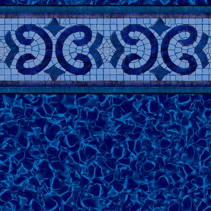 Toile de piscine creusée Stanford electric blue