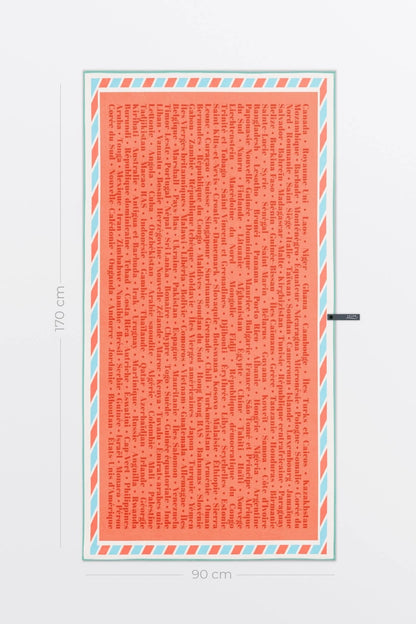 Serviette de plage Solem  Autour du monde | XL