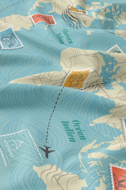 Serviette de plage Solem  Autour du monde | XL