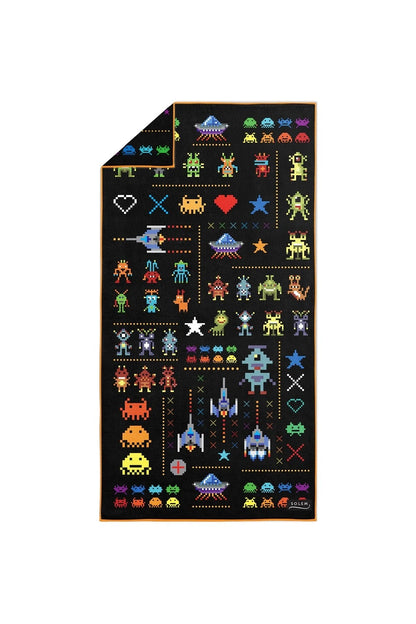 Pixel Galaxy Beach Towel | XL