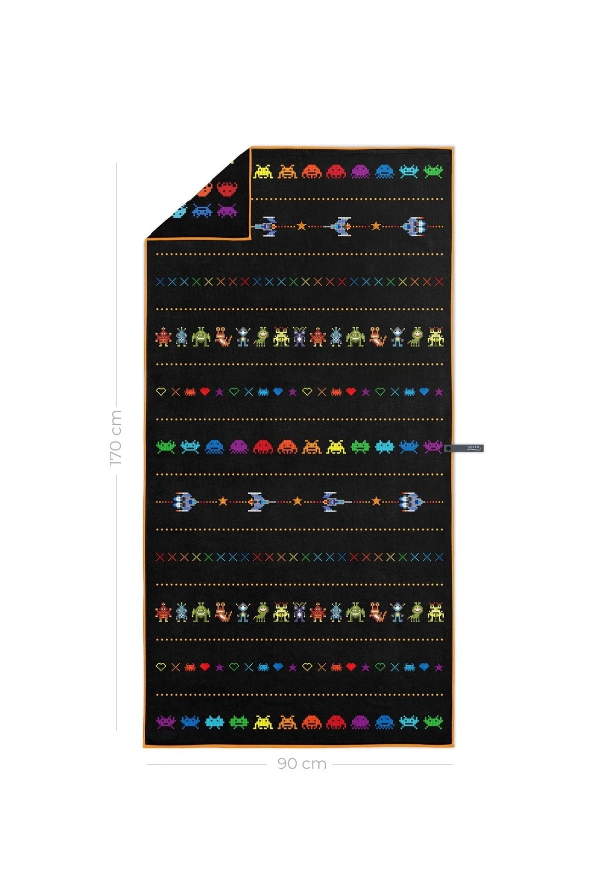 Pixel Galaxy Beach Towel | XL