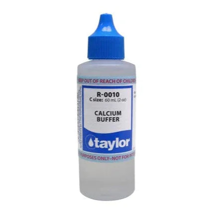 Flacon de solution tampon calcium 60 mL pour analyse et entretien de piscine