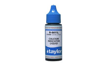 Flacon de liquide indicateur de calcium pour analyse de l'eau de piscine, bouchon bleu