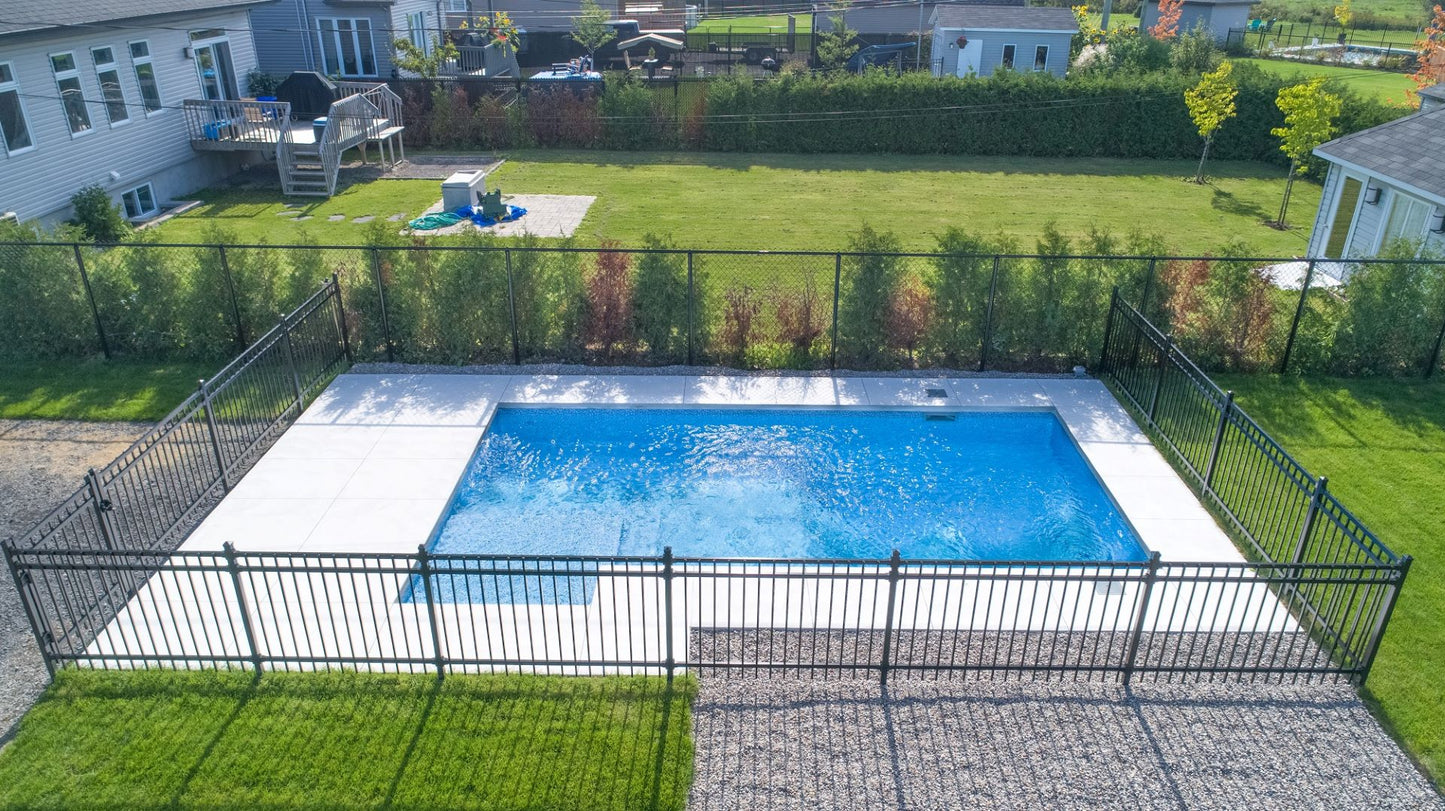 Toile de piscine creusée Wavy tiles