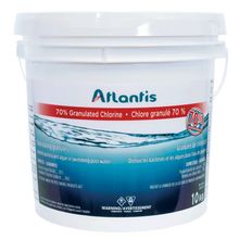 ATLANTIS CHLORE GRANULE  70% 10 KG - Piscines Geyser