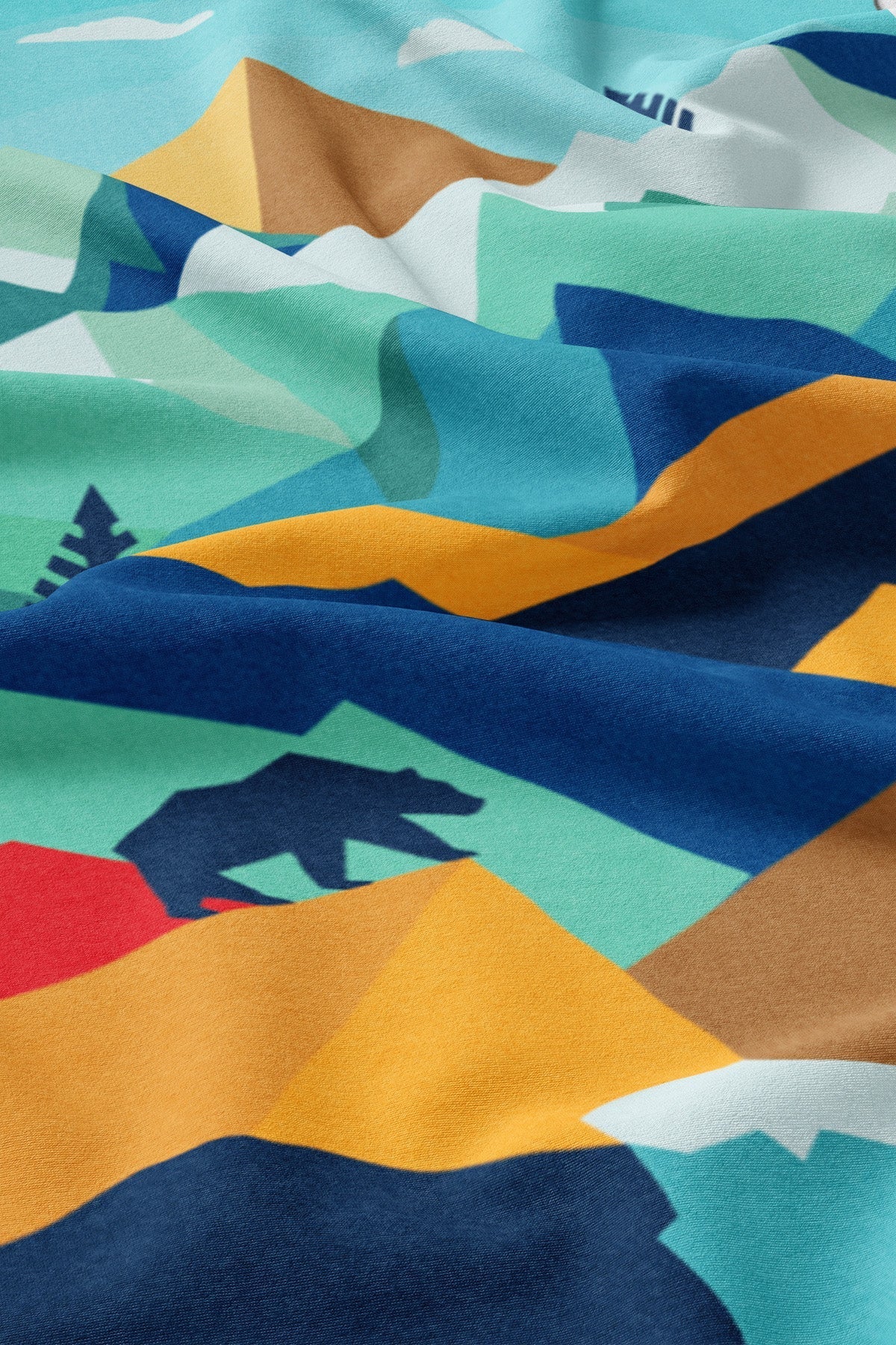 Alpine Adventure Beach Towel | XL