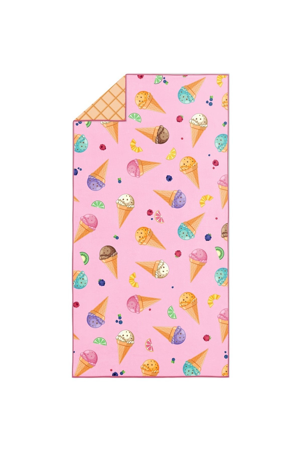 XL Frosted Melody Beach Towel — Microfiber for Kids | Solem