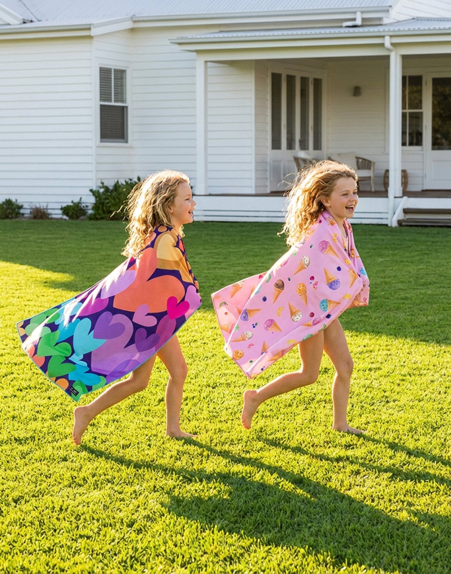 XL Frosted Melody Beach Towel — Microfiber for Kids | Solem