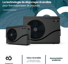Thermopompes de piscine MOOV avec technologie de dégivrage réversible, fonds piscine
