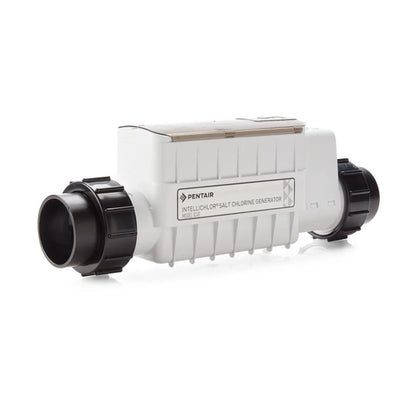 Électrolyseur au sel pour piscine, générateur de chlore blanc avec raccords noirs