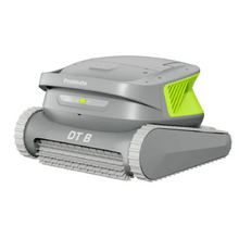 Robot nettoyeur de piscine gris et vert Poolmate DT B pour entretien automatique de bassins