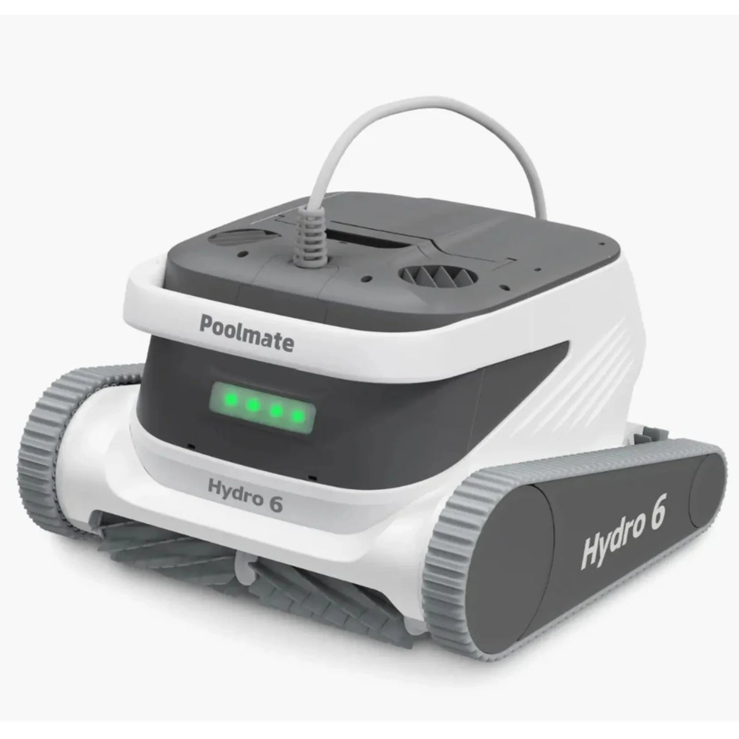 Robot nettoyeur de piscine Hydro 6 Poolmate, compact, sur chenilles, avec voyants lumineux