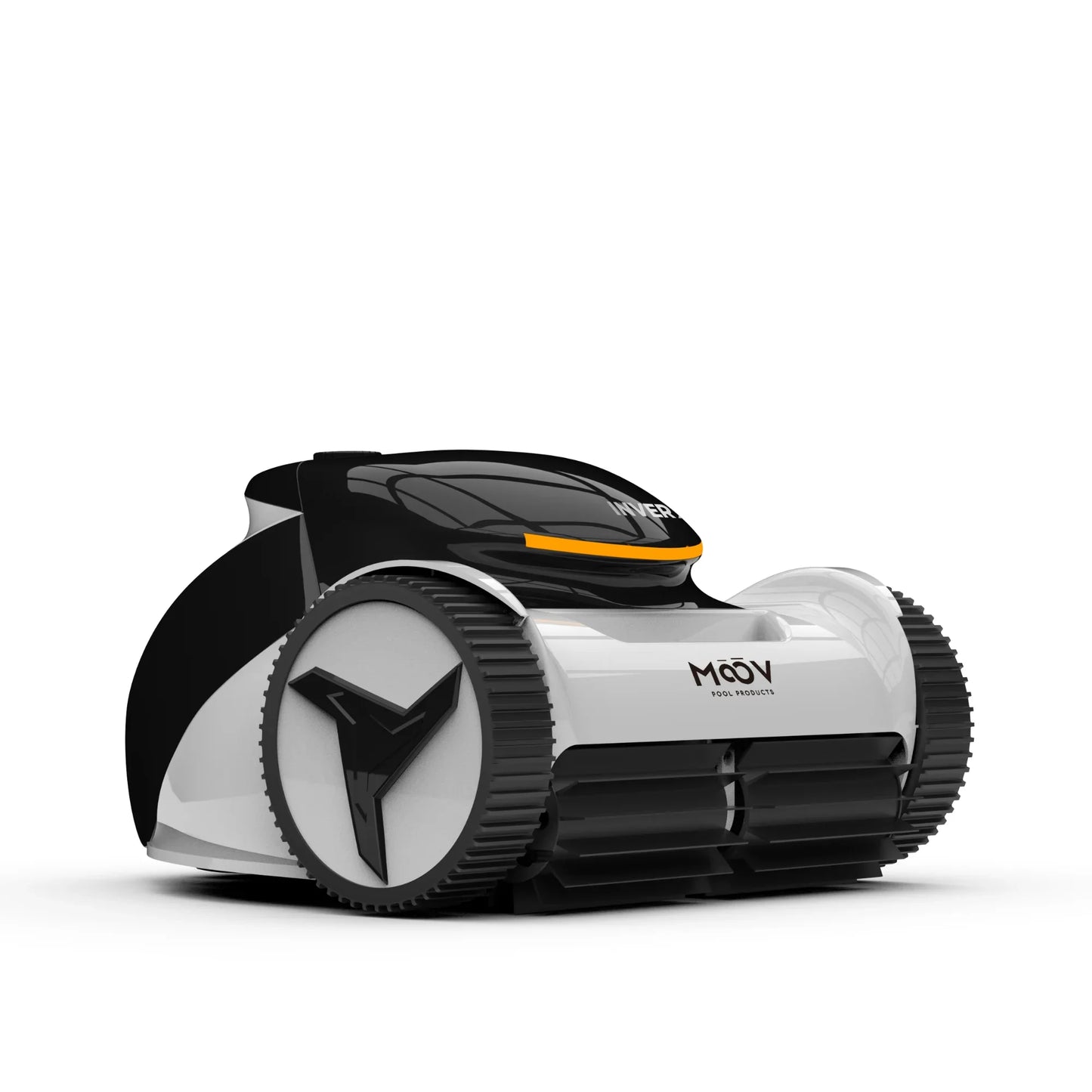 Robot nettoyeur de piscine moderne MOOV pour entretien piscines, design compact et roues larges
