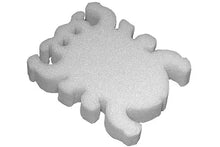 Éponge blanche en forme de crabe pour nettoyage et entretien de piscine