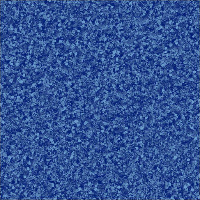 Échantillon de revêtement piscine bleu, motif galets, texture pour aménagement extérieur