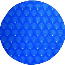 toile solaire ronde bleue pour piscine avec surface à bulles, accessoire de chauffage